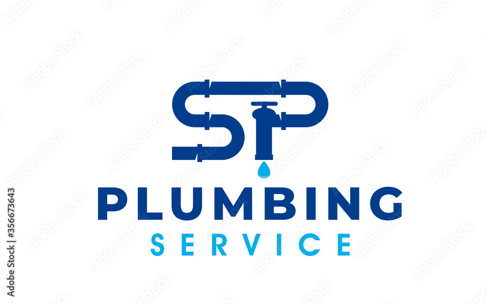 Creative of a plumbing and maintenance service logo Creative of a plumbing and maintenance service logo