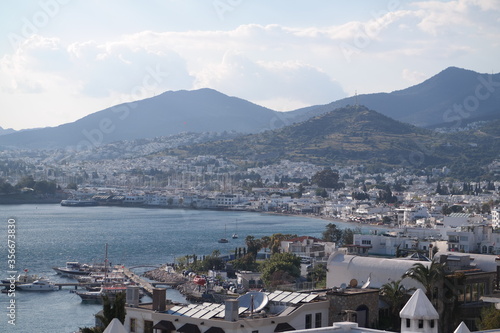 view of the city of bodum turkey photo