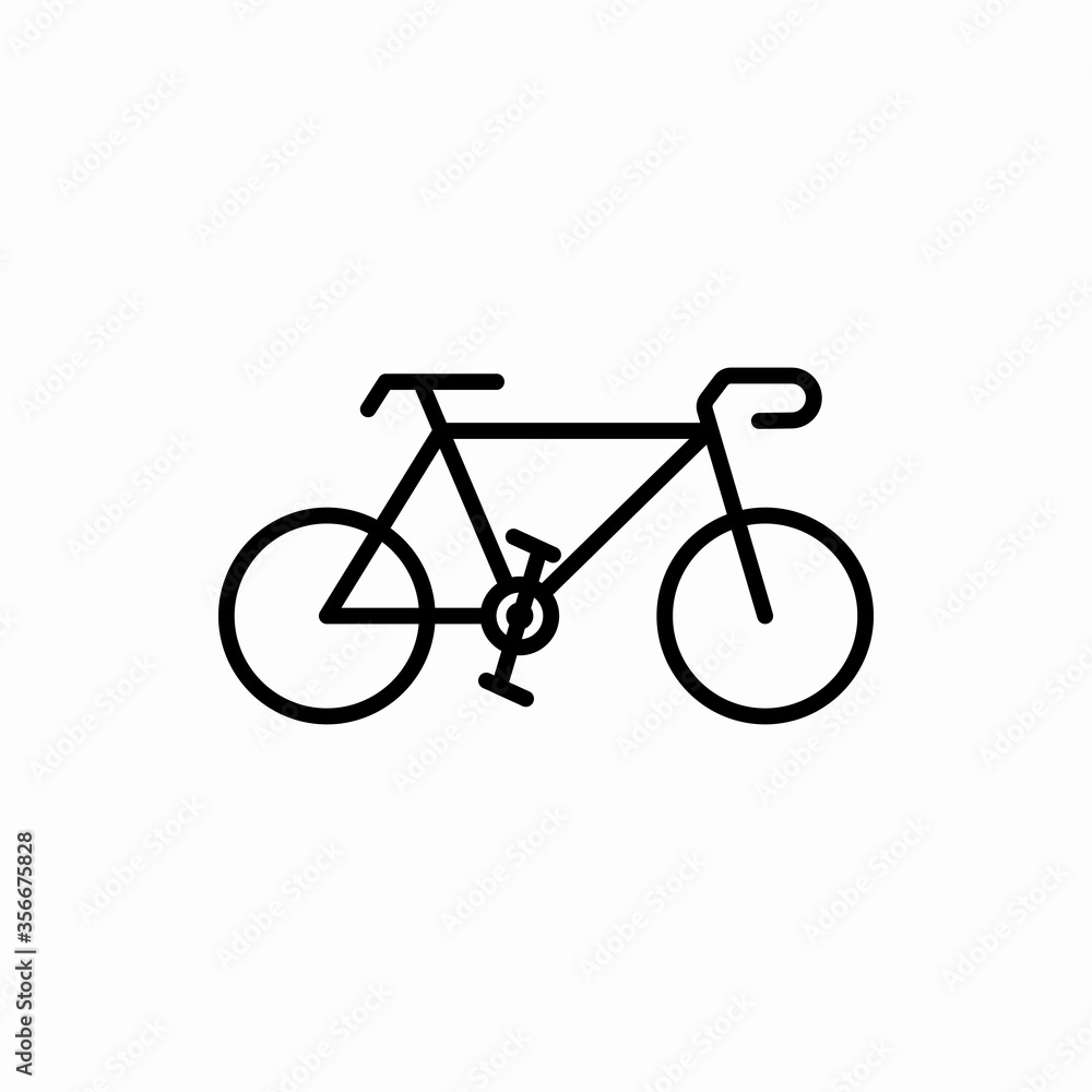 Outline bike icon.Bike vector illustration. Symbol for web and mobile Outline bike icon.Bike vector illustration. Symbol for web and mobile