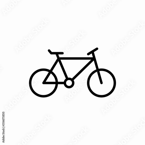 Outline bike icon.Bike vector illustration. Symbol for web and mobile