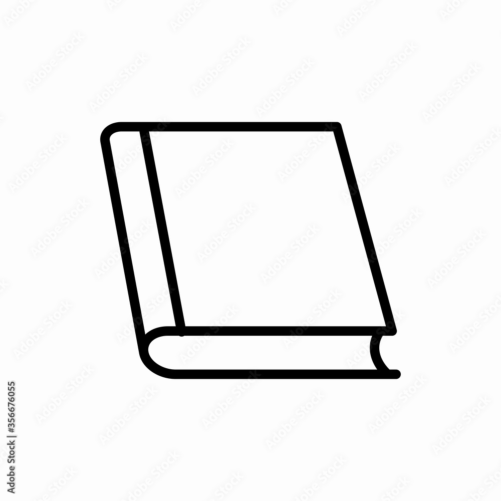 Outline book icon.Book vector illustration. Symbol for web and mobile
