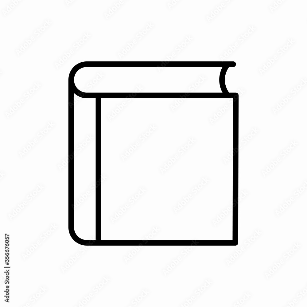 Outline book icon.Book vector illustration. Symbol for web and mobile Outline book icon.Book vector illustration. Symbol for web and mobile
