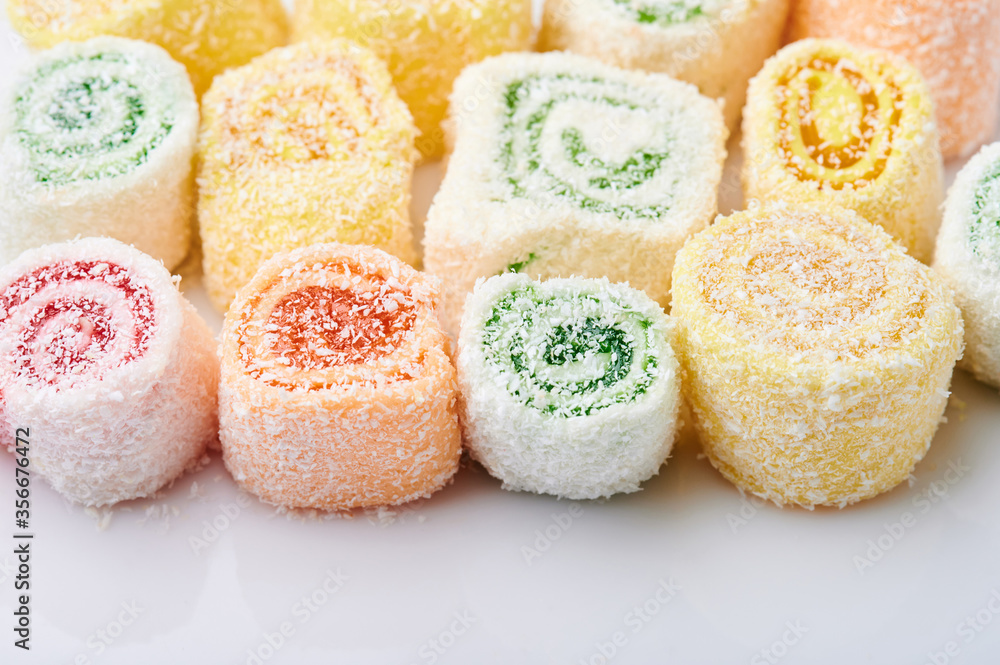 Sugar colorful rolls Sugar colorful rolls