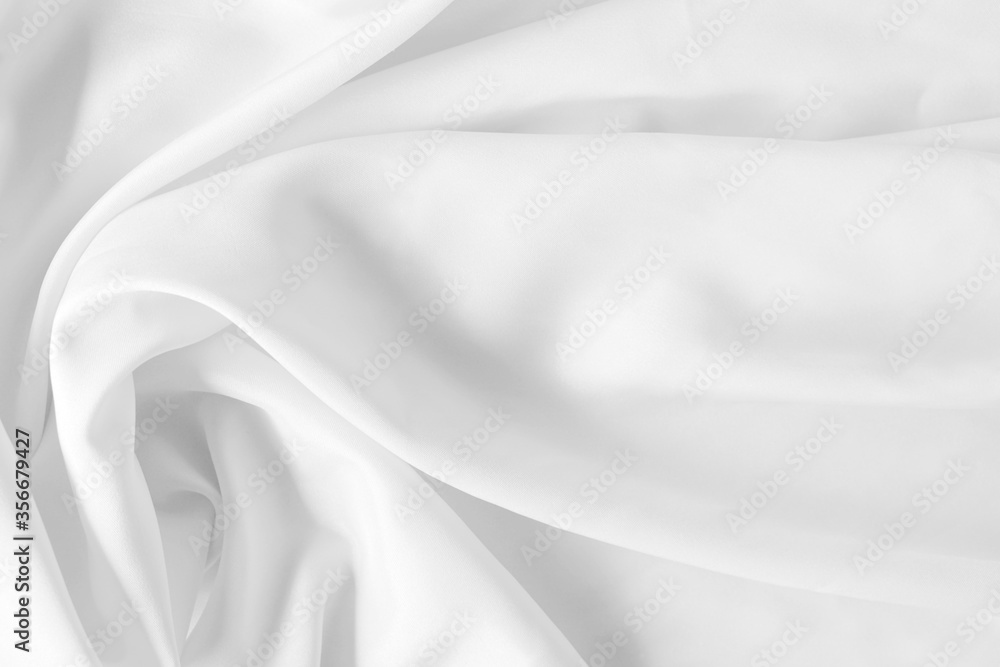 white  fabric texture background,crumpled fabric background with soft waves