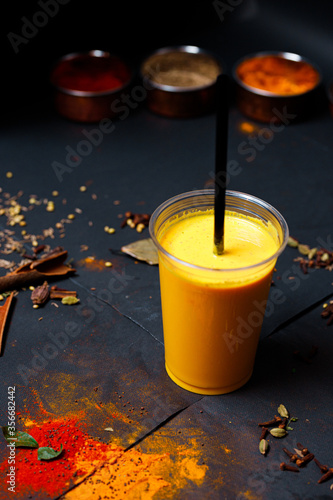 Photography Indian food and spicy spices, stylish photos for the menu