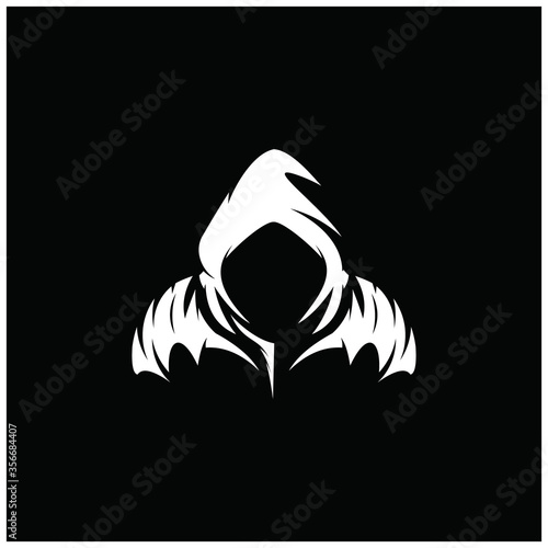 ninja mascot logo esport gaming. assasin mascot logo illustration.