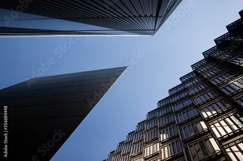 Modern office buildings in London