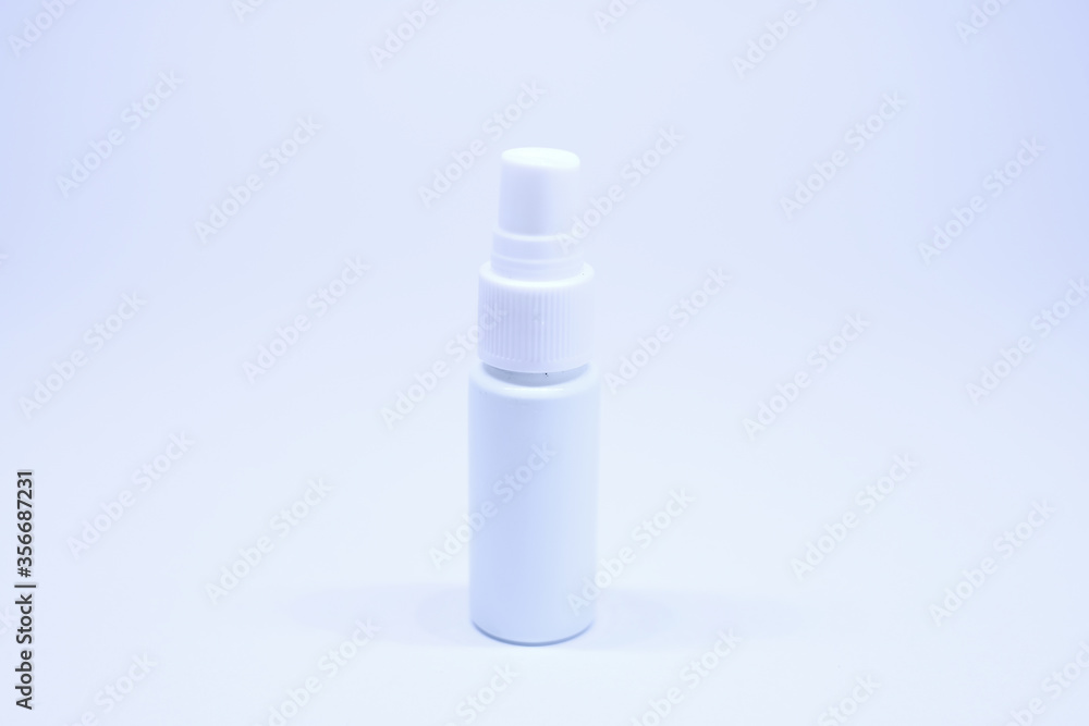 white plastic bottle white plastic bottle