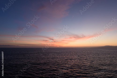 sunset over the ocean  Puerto Vallarta
