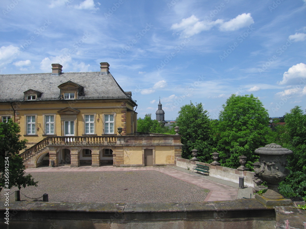 Schlosshof Schloss Friedrichstein in Bad Wildungen