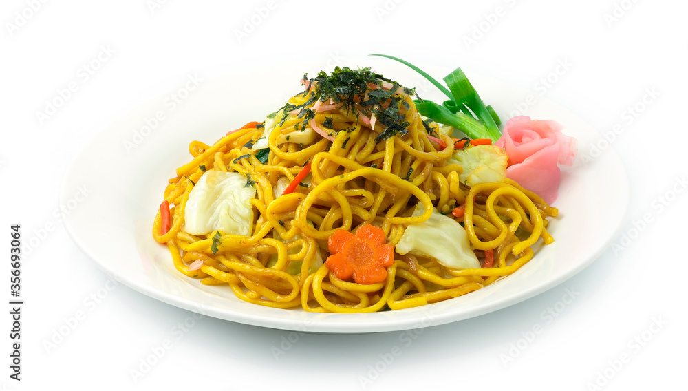 Yakisoba Noodles stir fried with sweet soy sauce Yakisoba Noodles stir fried with sweet soy sauce