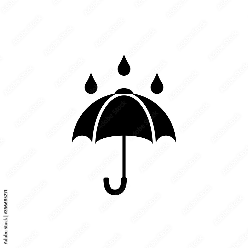 Umbrella Icon Vector Symbol Design Illustration Umbrella Icon Vector Symbol Design Illustration