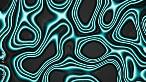 Abstract wave background with blue and black color. Abstract 3d background.