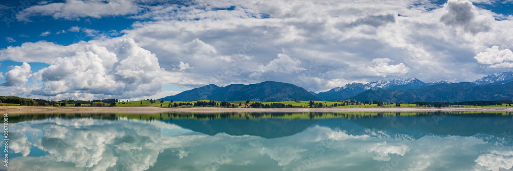 Berge am See - Forggensee Panorama