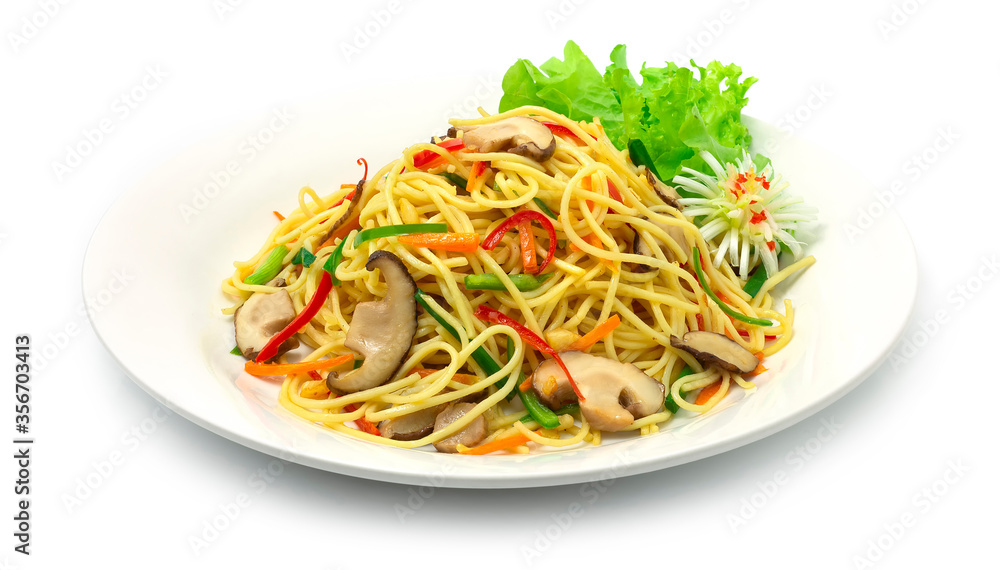 Chinese Noodles Stir Fried with Vegetables Chow Mein Chinese Noodles Stir Fried with Vegetables Chow Mein