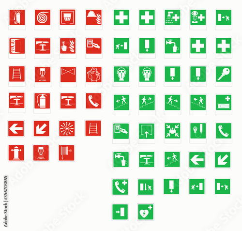 ISO 7010 SIGN WARNING SET SYMBOL SAFETY