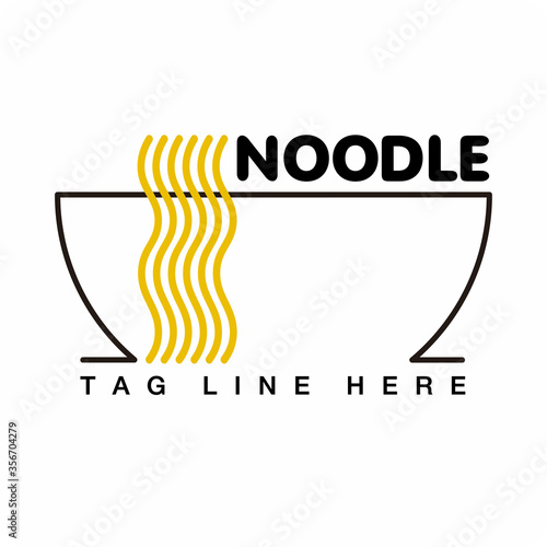 Instant Ramen Noodles , Asian food noodle logo