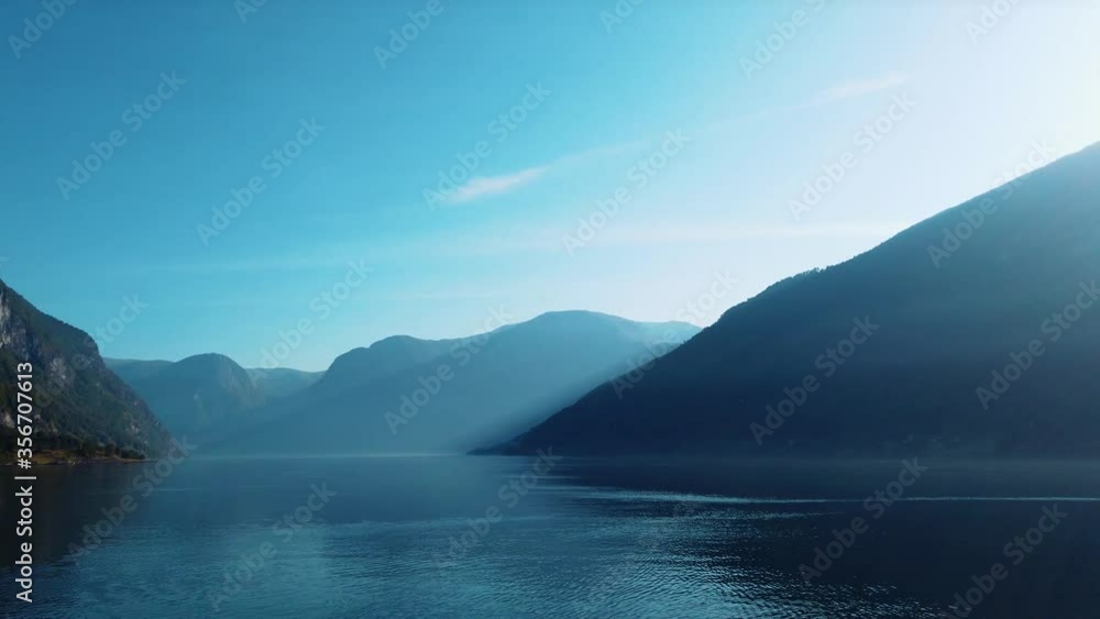 Fjord cruise on Aurlandsfjord Flam in the morning in the summer of Norway. One of the most beautiful Norway Fjord. Fjord cruise on Aurlandsfjord Flam in the morning in the summer of Norway. One of the most beautiful Norway Fjord.