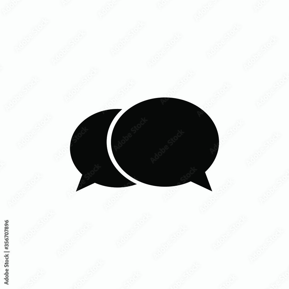talk ballon icon vector talk ballon icon vector