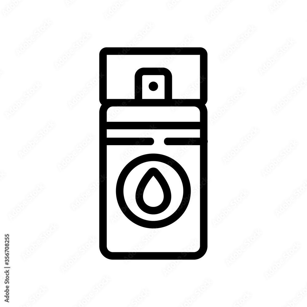 oil body care cosmetic spray icon vector. oil body care cosmetic spray sign. isolated contour symbol illustration oil body care cosmetic spray icon vector. oil body care cosmetic spray sign. isolated contour symbol illustration