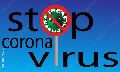 stop  coronavirus vector illustration, pandemic and epidemic control dangerous virus vector illustration
sign and symbol