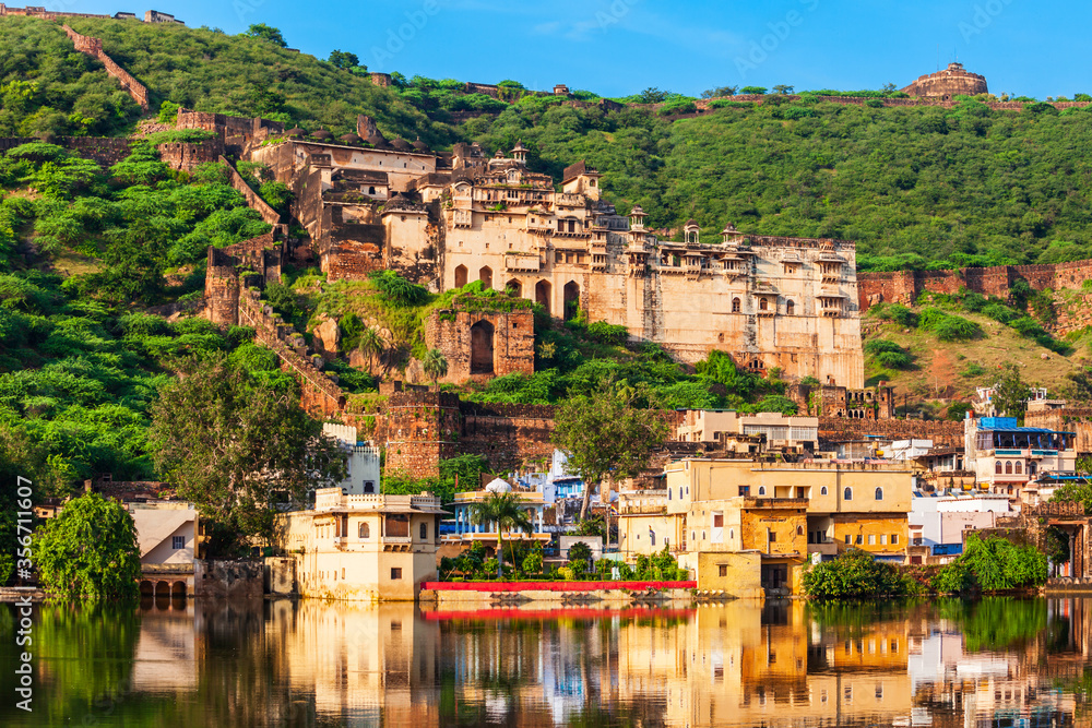 Naklejka premium Garh Palace in Bundi, India