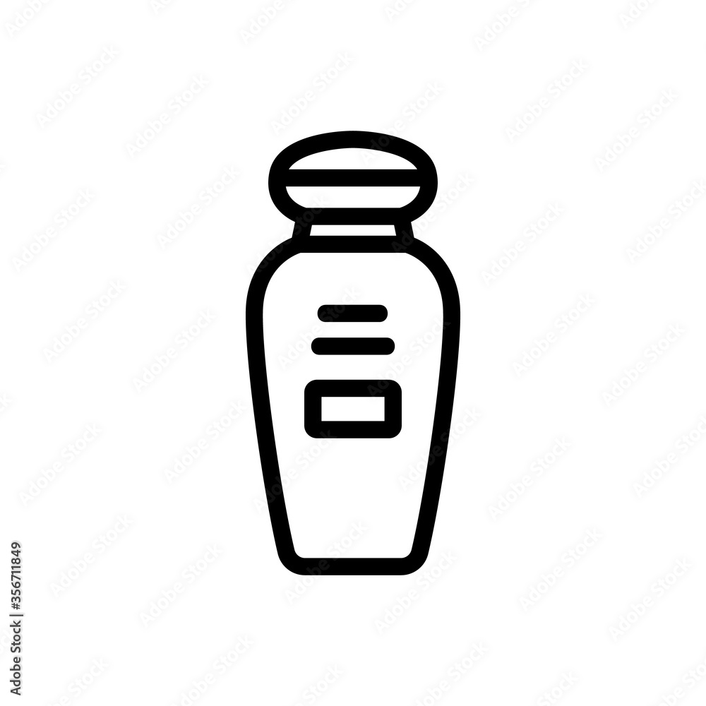makeup remover cosmetic lotion icon vector. makeup remover cosmetic lotion sign. isolated contour symbol illustration makeup remover cosmetic lotion icon vector. makeup remover cosmetic lotion sign. isolated contour symbol illustration