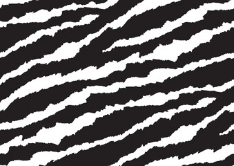 Gardinen Mustersammlungen Abstrakt gestylt Tierhaut Tiger nahtlose Musterdesign.  © Olga_Rom
