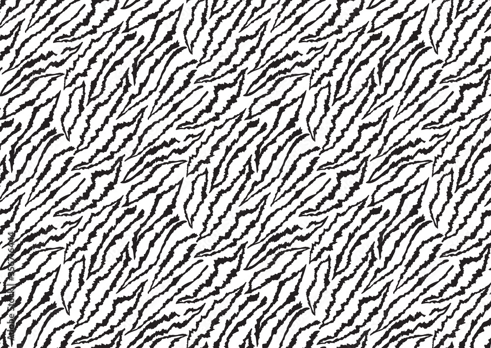 Abstract styled animal skin tiger seamless pattern design. Abstract styled animal skin tiger seamless pattern design.