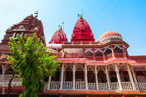 Shri Digambar Jain Lal Mandir is the oldest Jain temple in New Delhi city in India photo