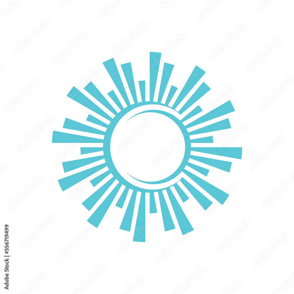 bright sun vector logo icon design illustration bright sun vector logo icon design illustration