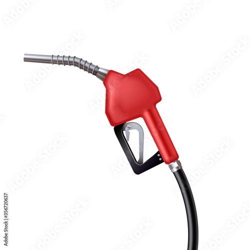Refueling gun icon, oil and diesel car refuel equipment