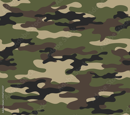 
Army camo seamless pattern stylish design on textiles. Vector background. Modern design.