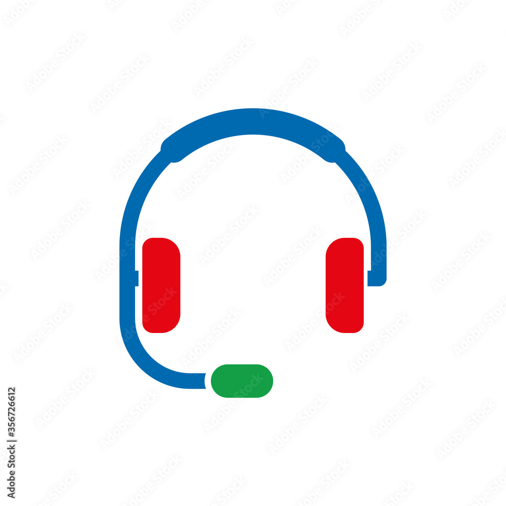 Headset icon music templates Headset icon music templates