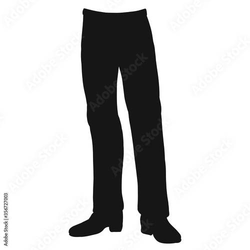 Foto pants and shoes, legs of an elegant man