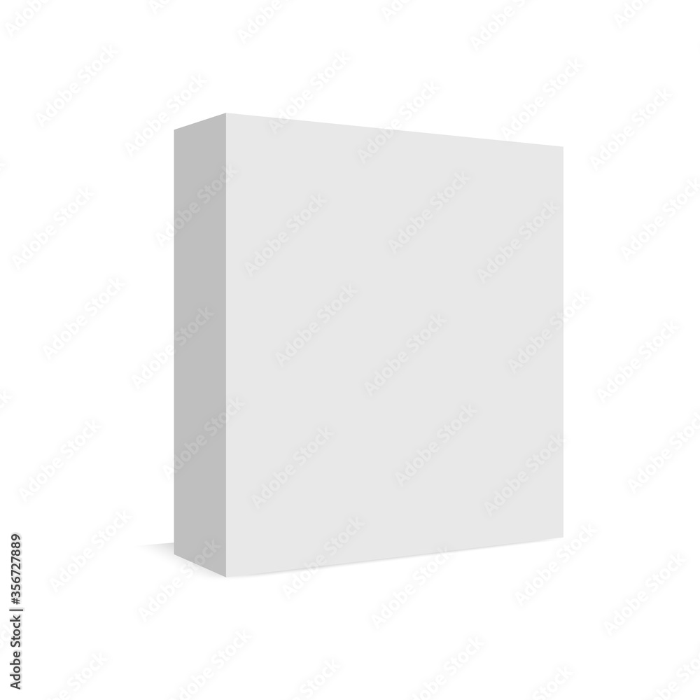 White box. Package. Vector illustration White box. Package. Vector illustration