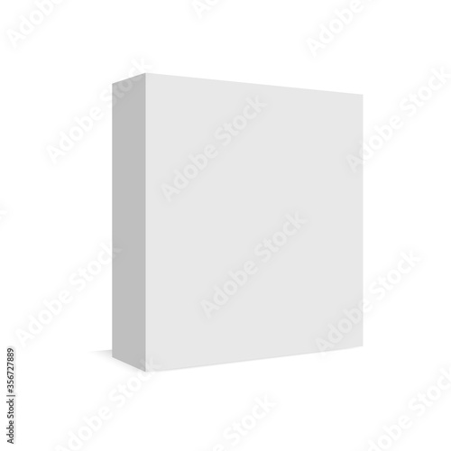 White box. Package. Vector illustration