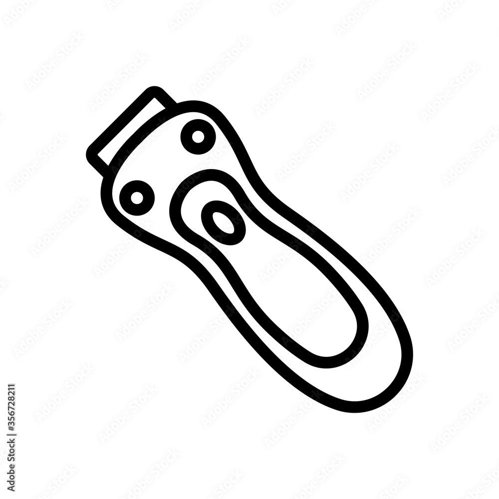 epilator salon electronic technology icon vector. epilator salon electronic technology sign. isolated contour symbol illustration epilator salon electronic technology icon vector. epilator salon electronic technology sign. isolated contour symbol illustration