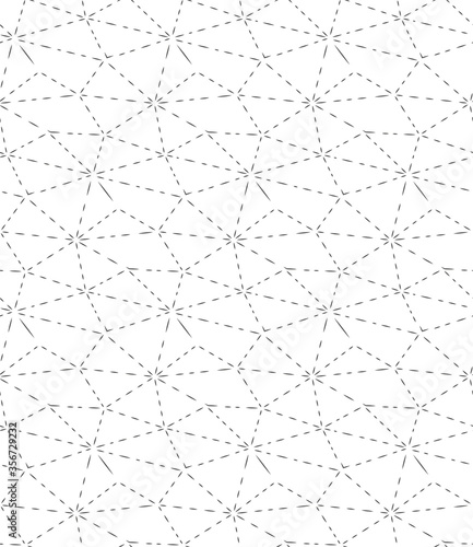 Seamless Decorative Vector Continuous Background Texture. Continuous Geometric Graphic Hexagon Tile Pattern. Repetitive Creative 