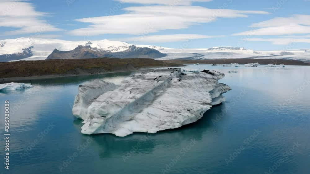 4k point of view video (Ultra High Definition). Floating of blue