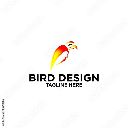 Free Download love bird design logo template - GFXLoad
