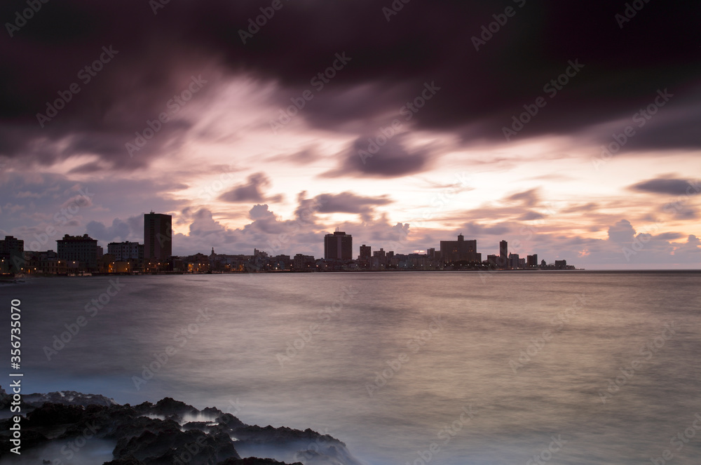 Havana skyline sunset