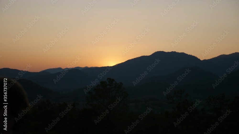 sunrise in the mountains sunrise in the mountains