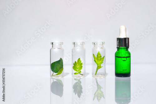 Natural cosmetic product, serum for the care and beauty of skin and hair