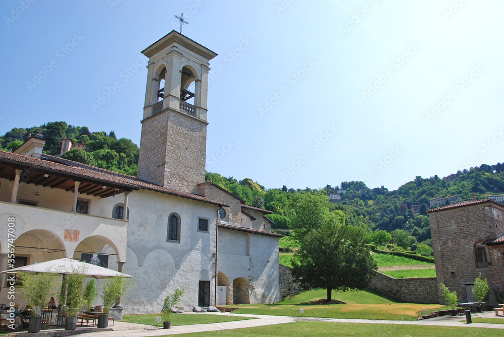 L'antico monastero di Astino a Bergamo.