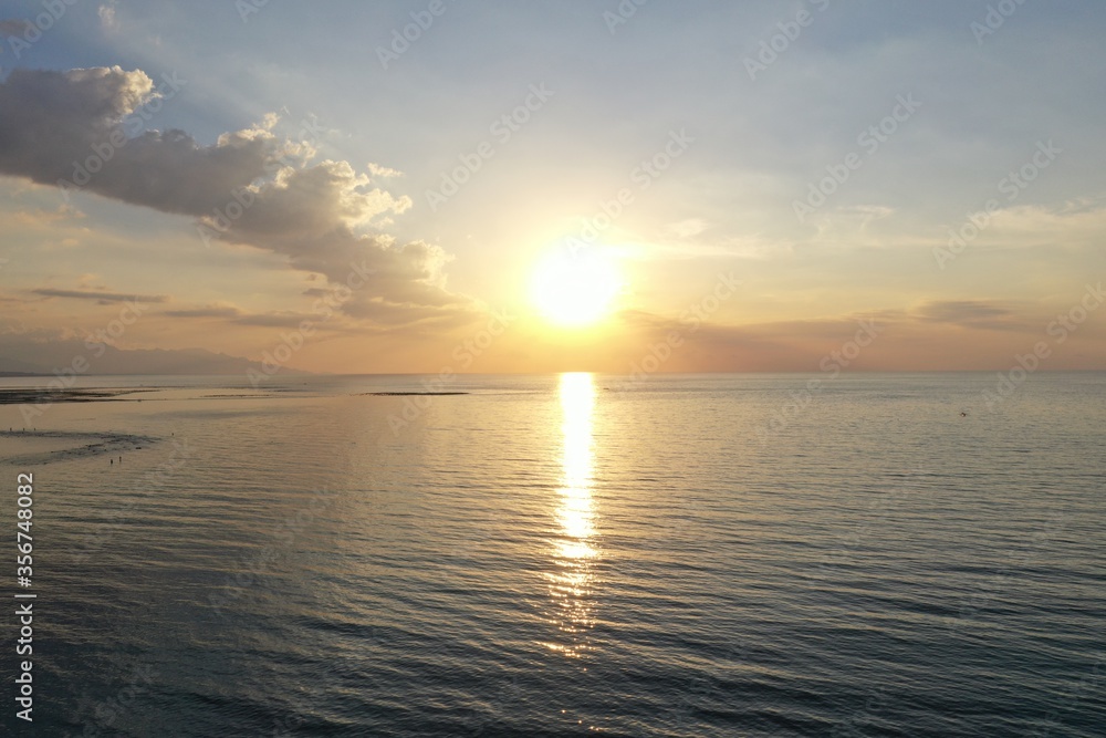 Beautiful sunset view in Lovina Beach Bali Indonesia Beautiful sunset view in Lovina Beach Bali Indonesia