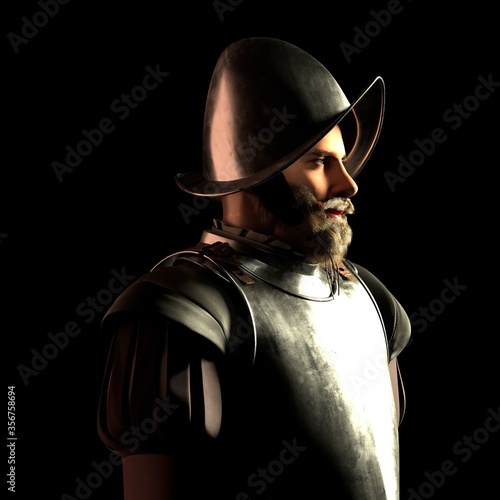 Hernan Cortes, Spanish conquistador photo