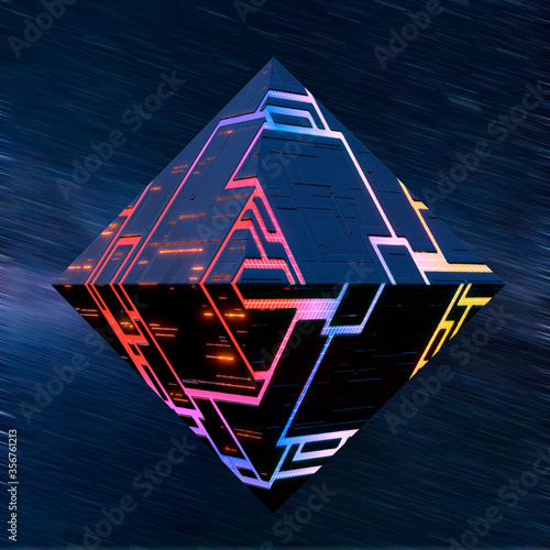 SCI-FI UFO Futuristic Spaceship