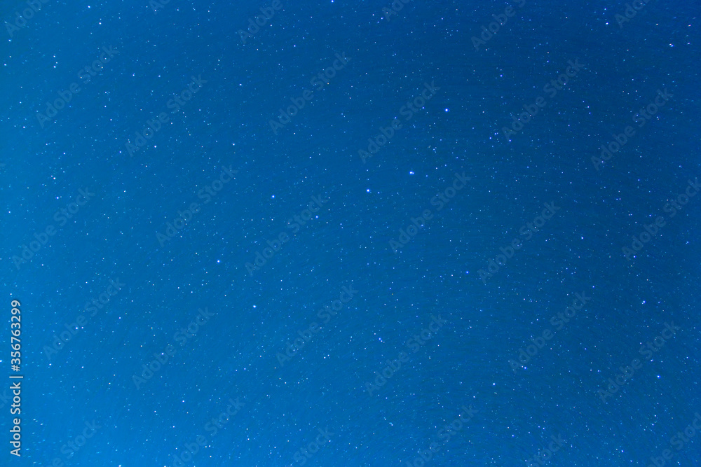 blue starry sky at night