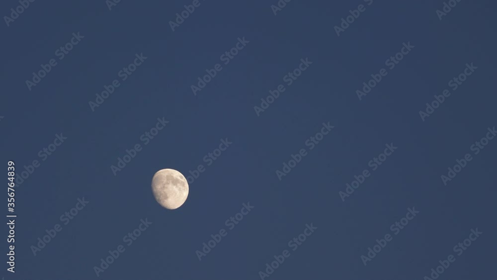 Moon in the sky. Night time. Nobody Moon in the sky. Night time. Nobody